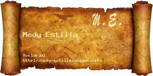 Medy Estilla névjegykártya